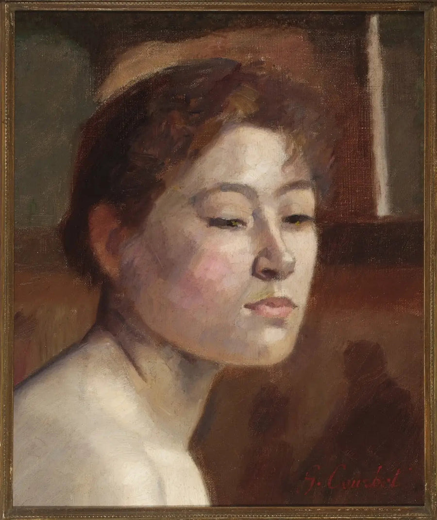 Portret kobiety - Gustave Courbet