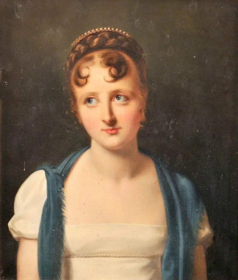 Portret nieznanej kobiety - Hippolyte Flandrin