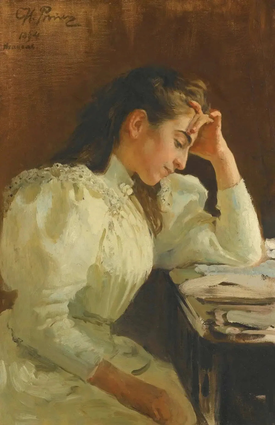 Portret kobiety neapolitańskiej - Ilya Repin