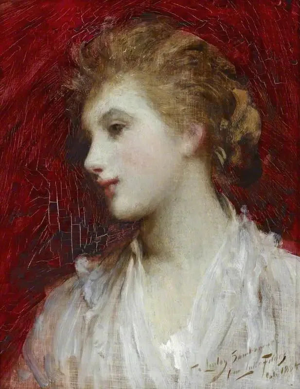 Portret dziewczynki - Luke Fildes