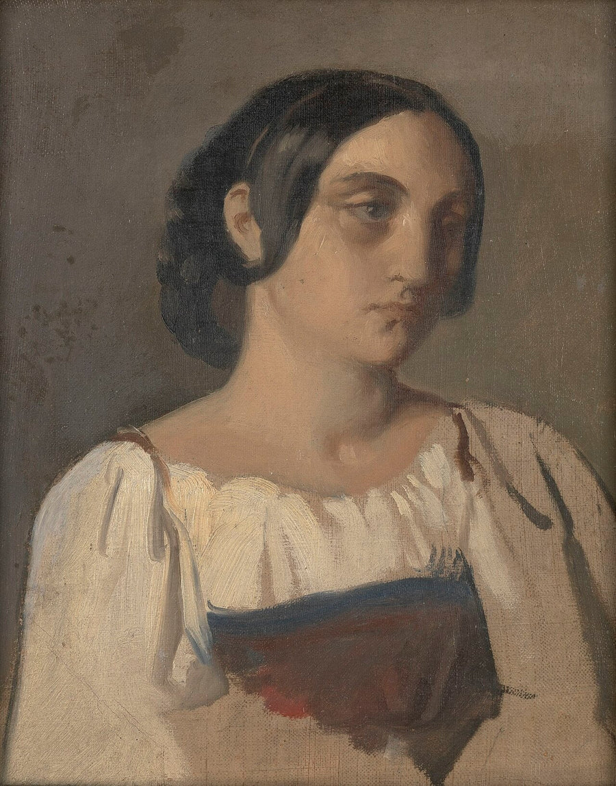 Portret Włoszki - Théodore Chassériau