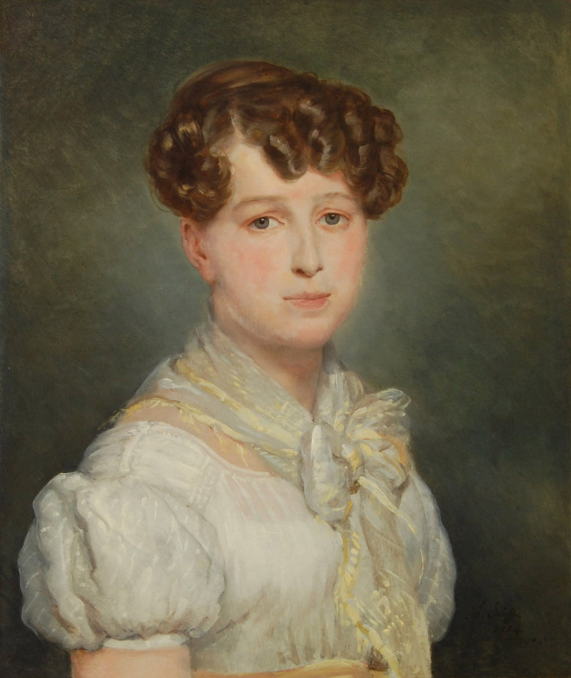 Portret młodej kobiety - Ary Scheffer