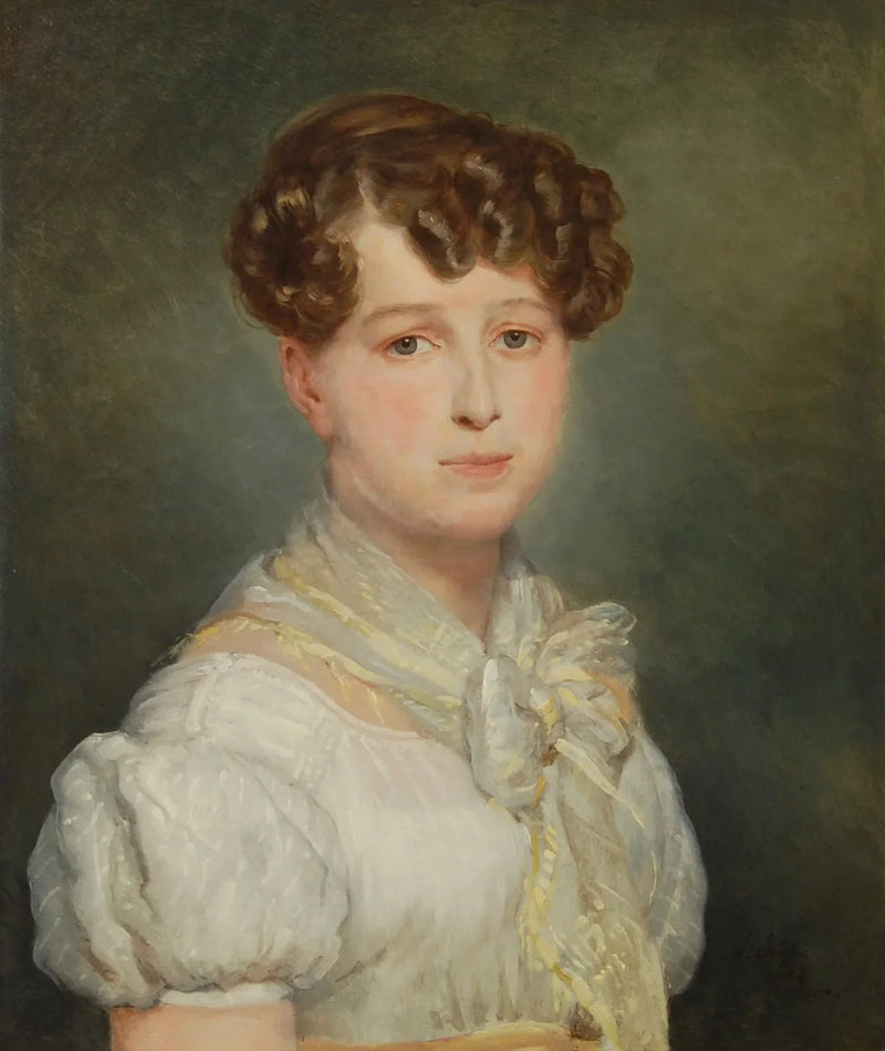 Portret młodej kobiety - Ary Scheffer