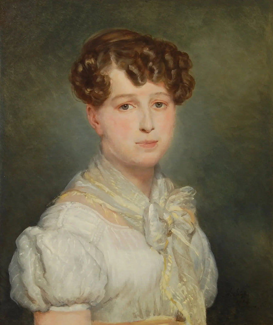 Portret młodej kobiety - Ary Scheffer