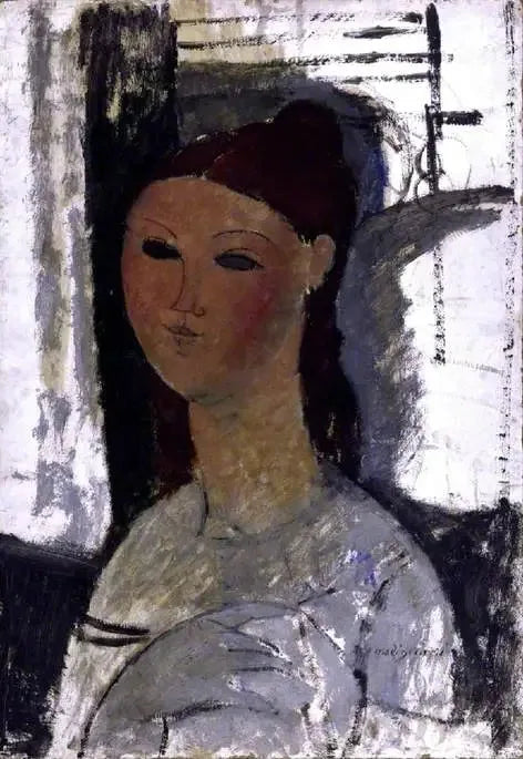 Portret młodej kobiety, siedzącej - Amedeo Modigliani