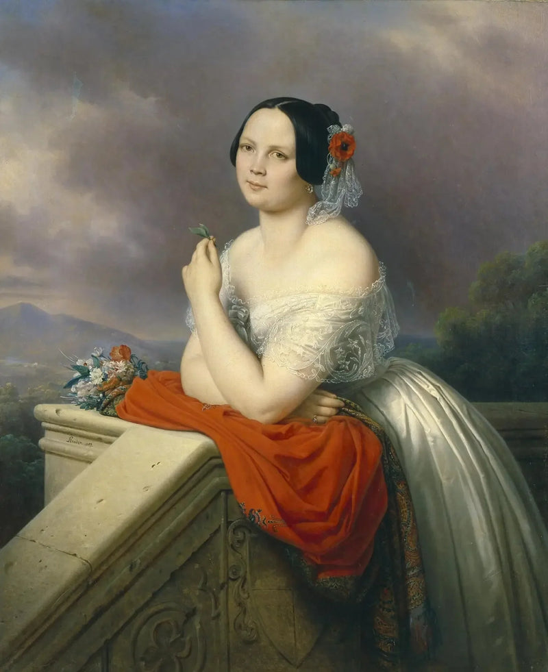 Portret młodej kobiety - Charles de Steuben