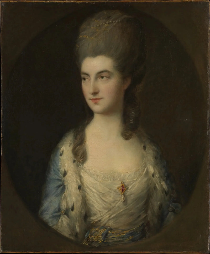 Portret młodej kobiety, zwanej Miss Sparrow - Thomas Gainsborough