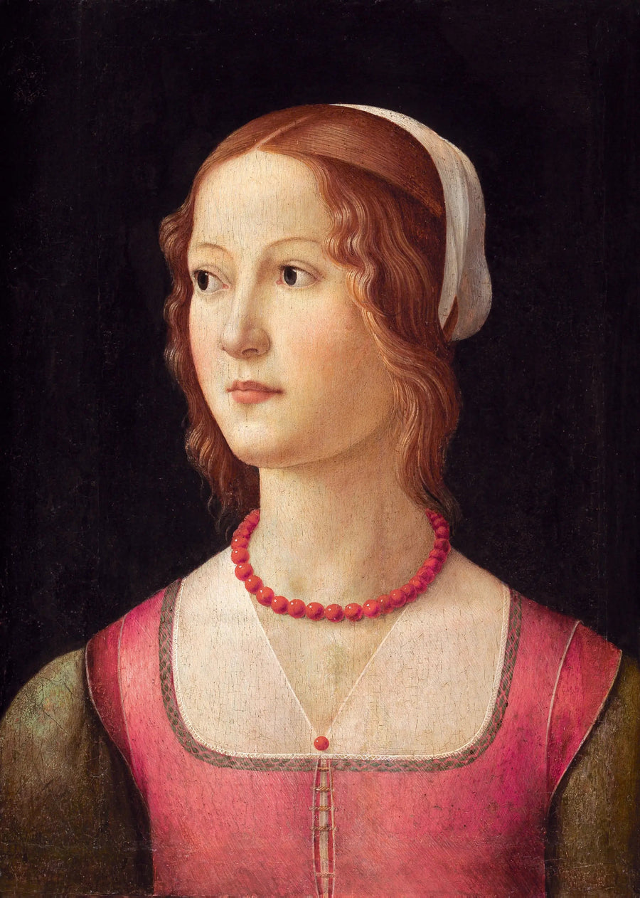 Portret młodej kobiety - Domenico Ghirlandaio