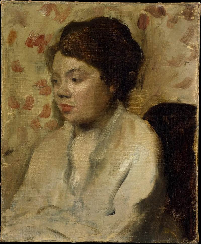 Portret młodej kobiety - Edgar Degas