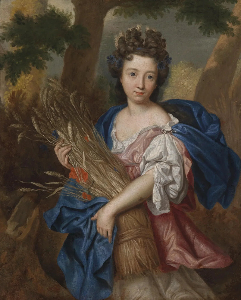 Portret młodej kobiety w Ceres - Pierre Mignard