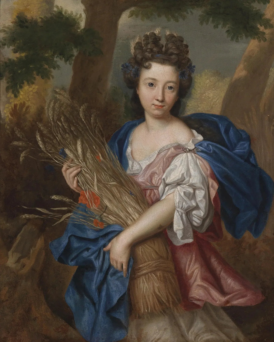Portret młodej kobiety w Ceres - Pierre Mignard