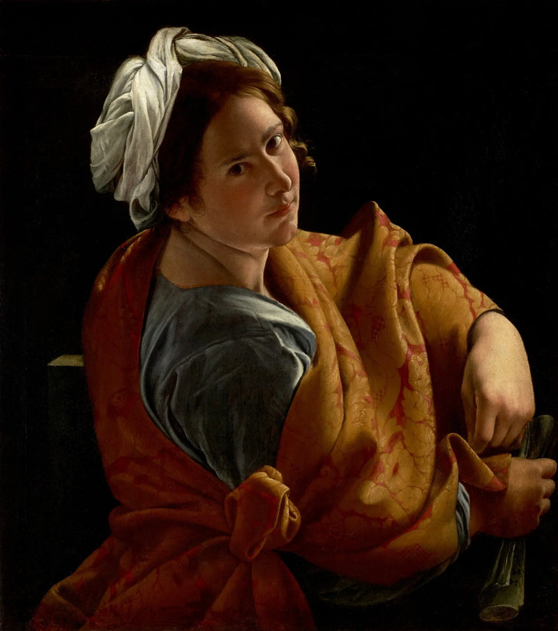 Portret młodej kobiety w sybilli - Orazio Gentileschi