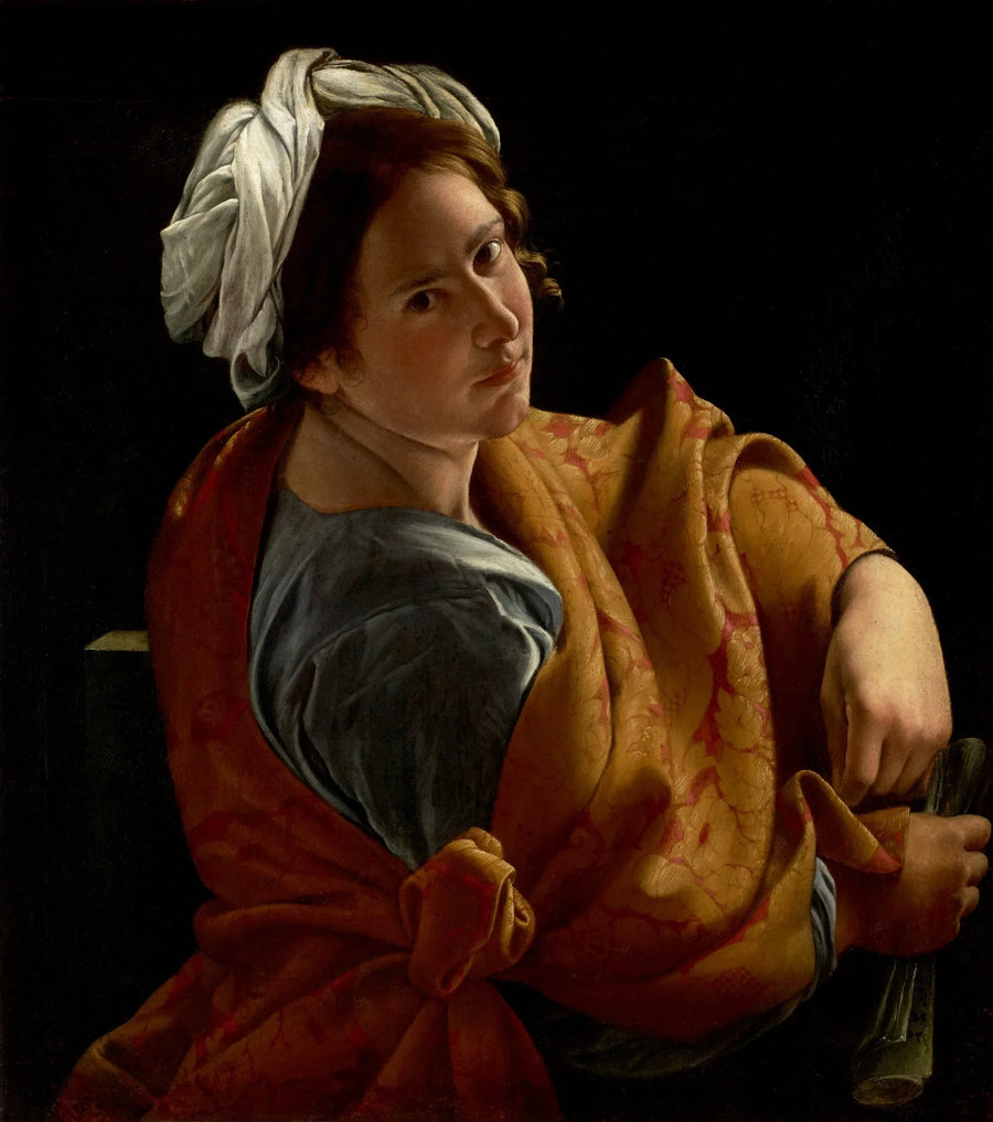 Portret młodej kobiety w sybilli - Orazio Gentileschi