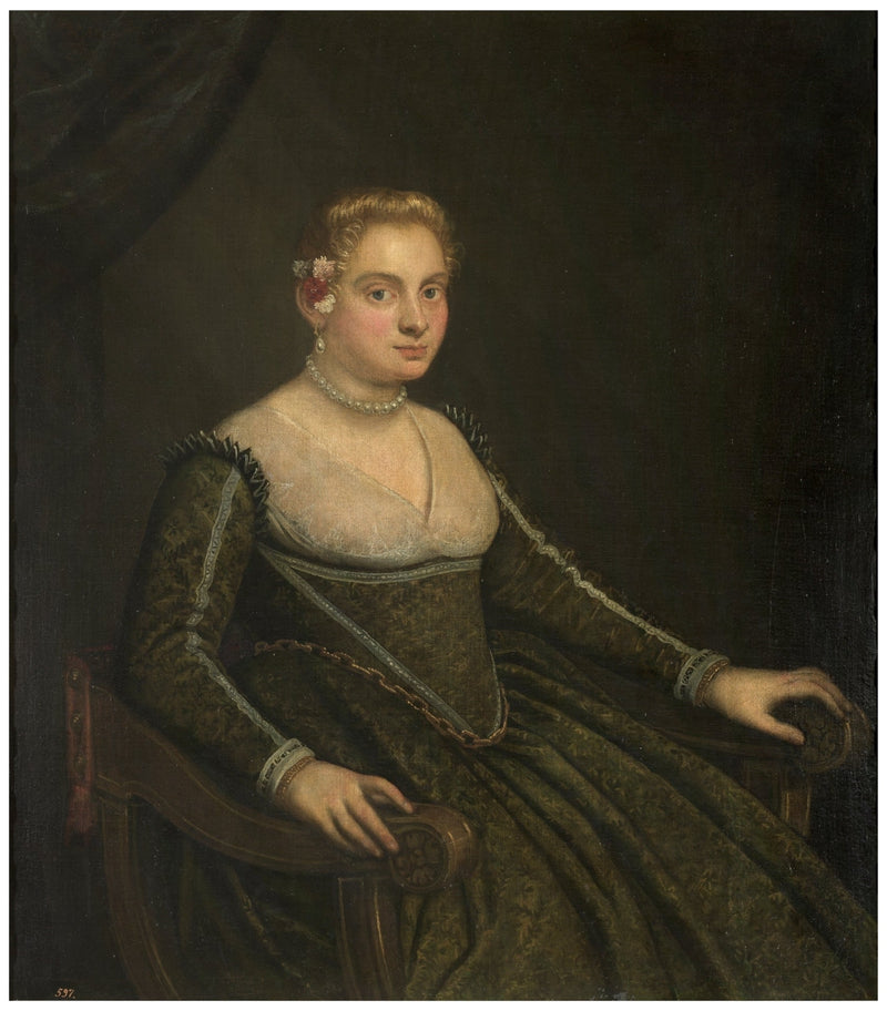 Portret młodej kobiety - Jacopo Tintoretto