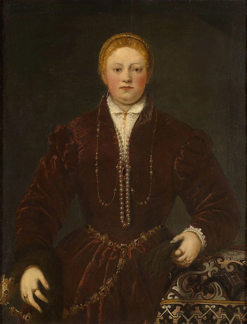 Portret młodej kobiety - Jacopo Tintoretto