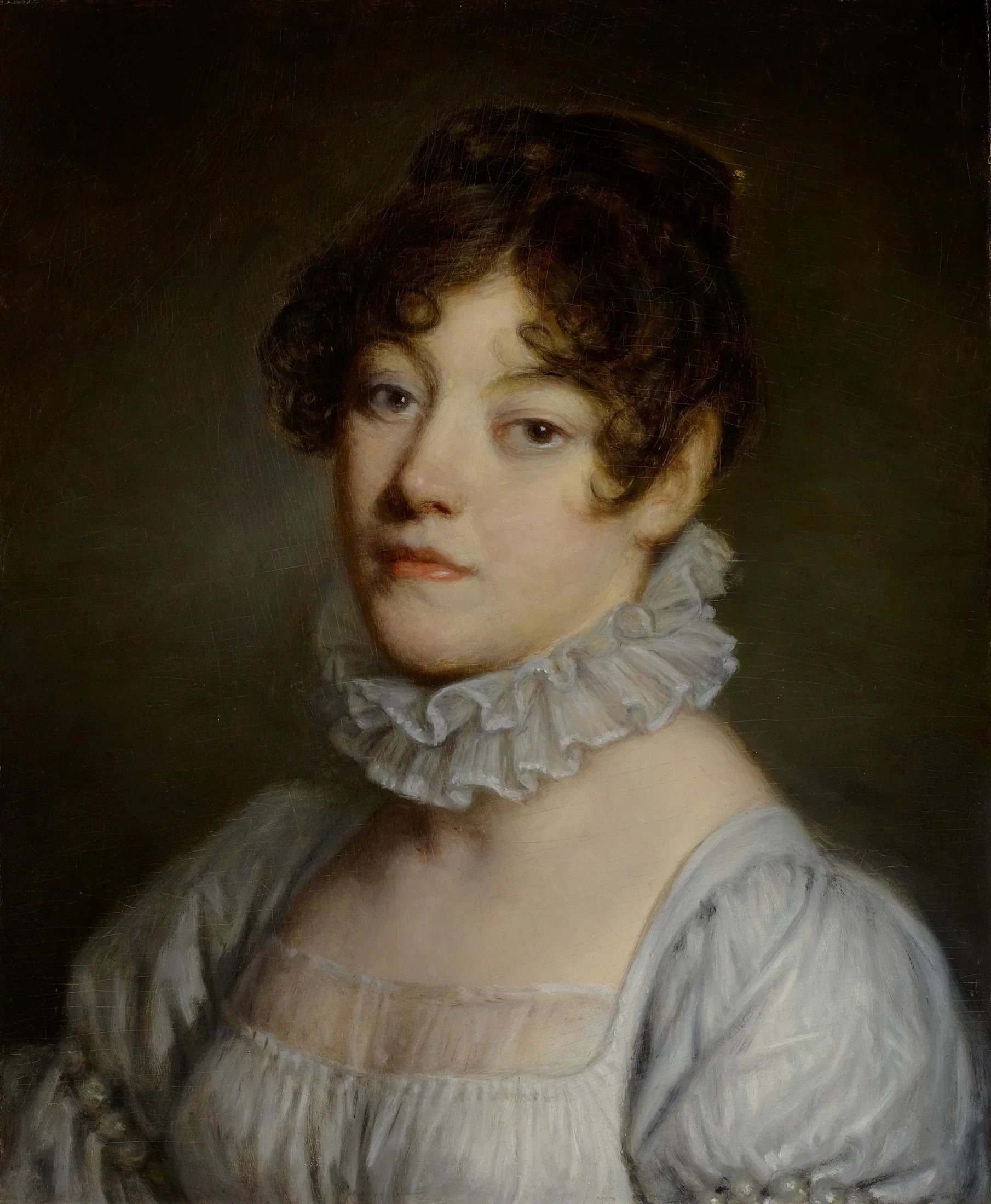 Portrait d'une jeune femme - Jean-Baptiste Greuze image 1 reproduction réalisée par Alpha Reproduction