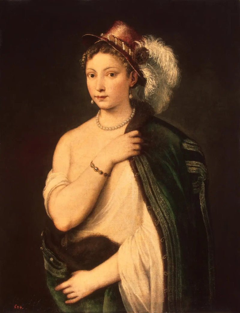 Portret młodej kobiety - Titian