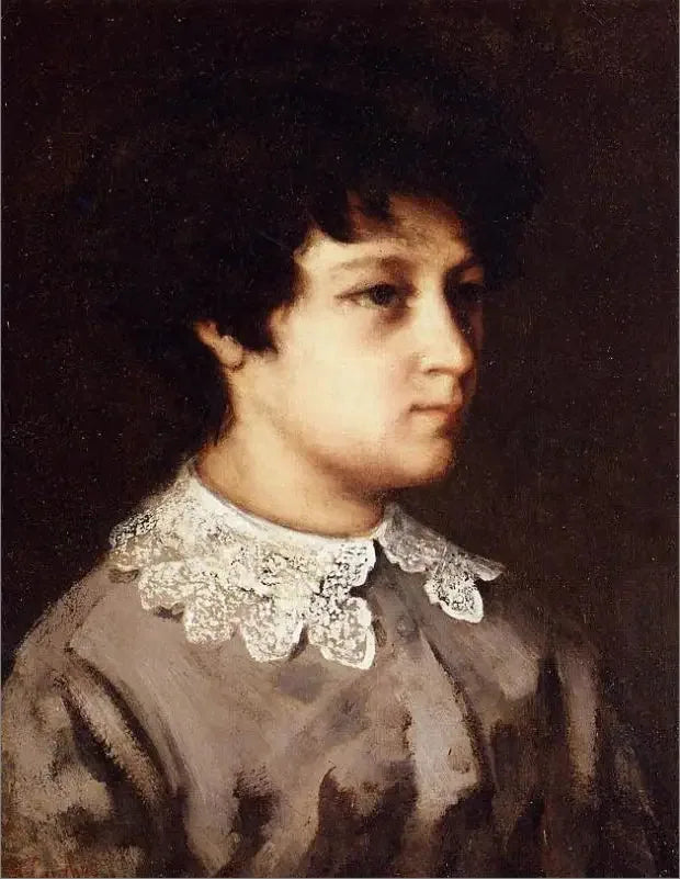 Portret młodej dziewczyny z Salins - Gustave Courbet