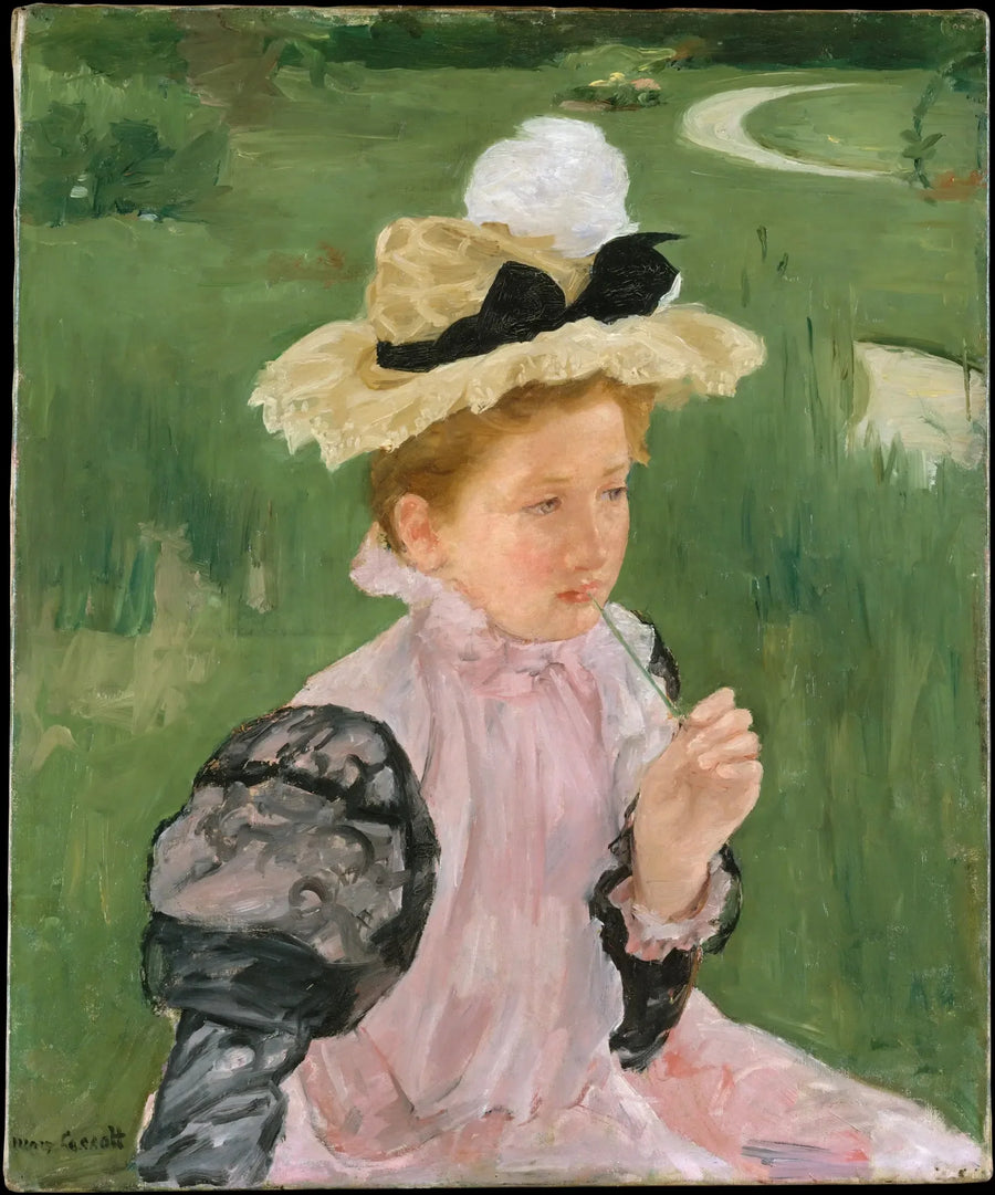 Portret młodej dziewczyny - Mary Cassatt