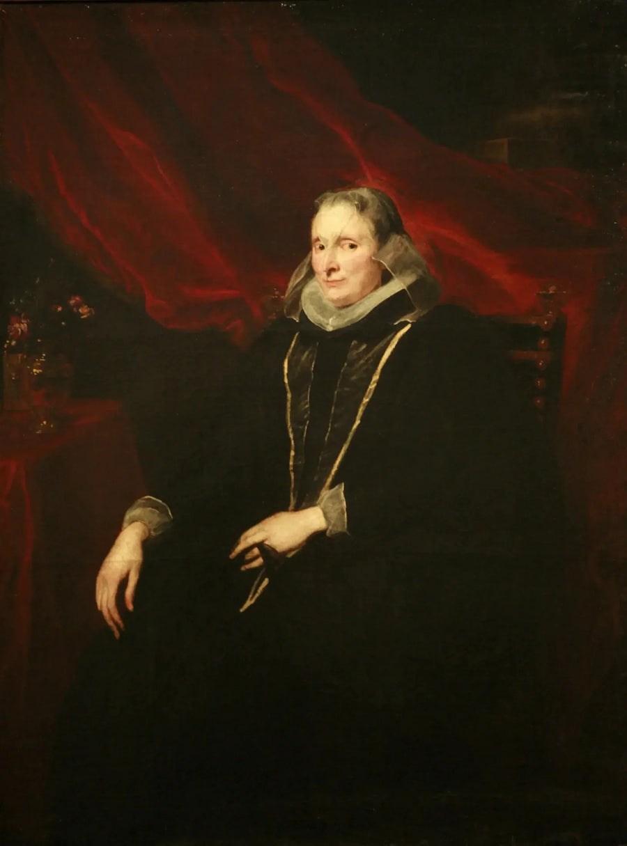 Portret szlachetnej Genuzianki - Antoine van Dyck