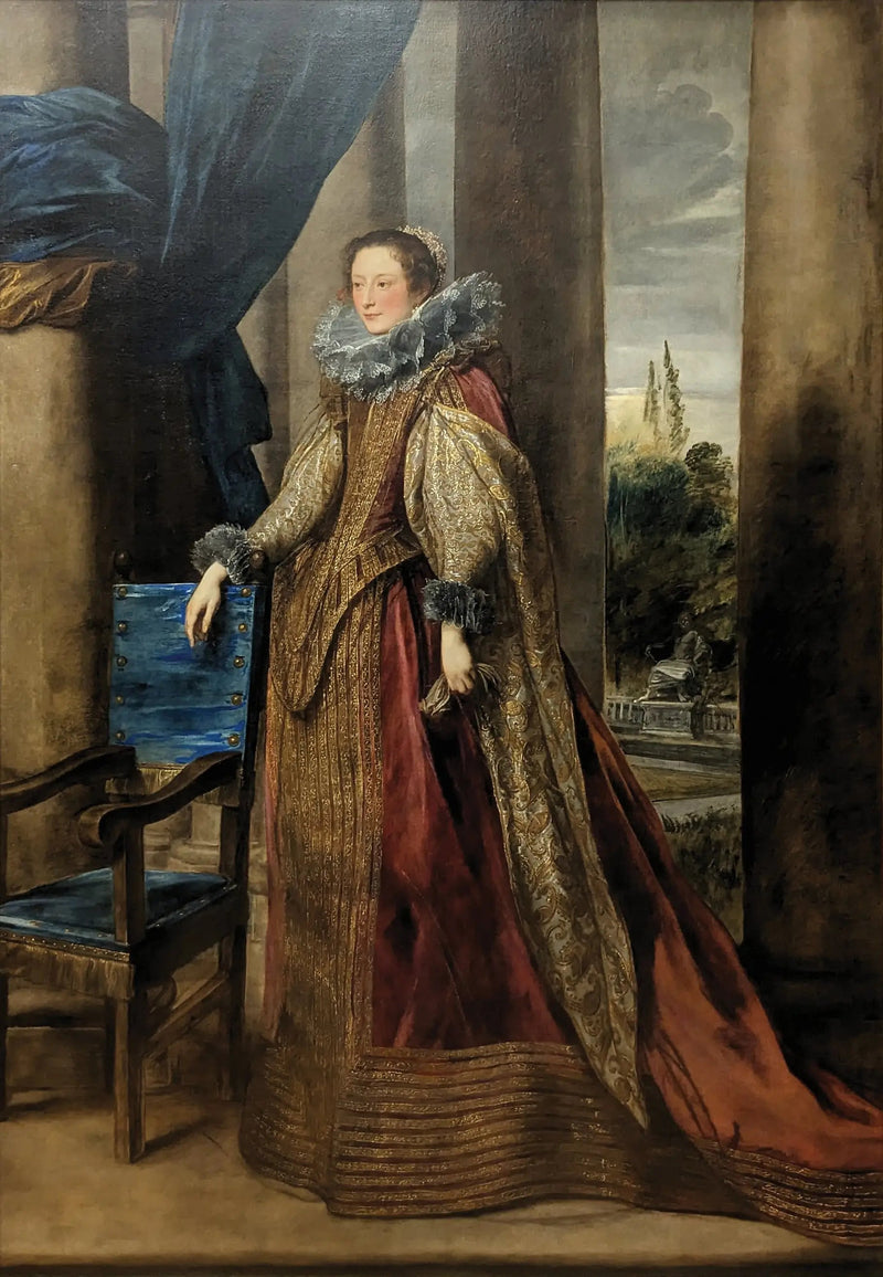 Portret szlachetnej genueńki - Antoine van Dyck