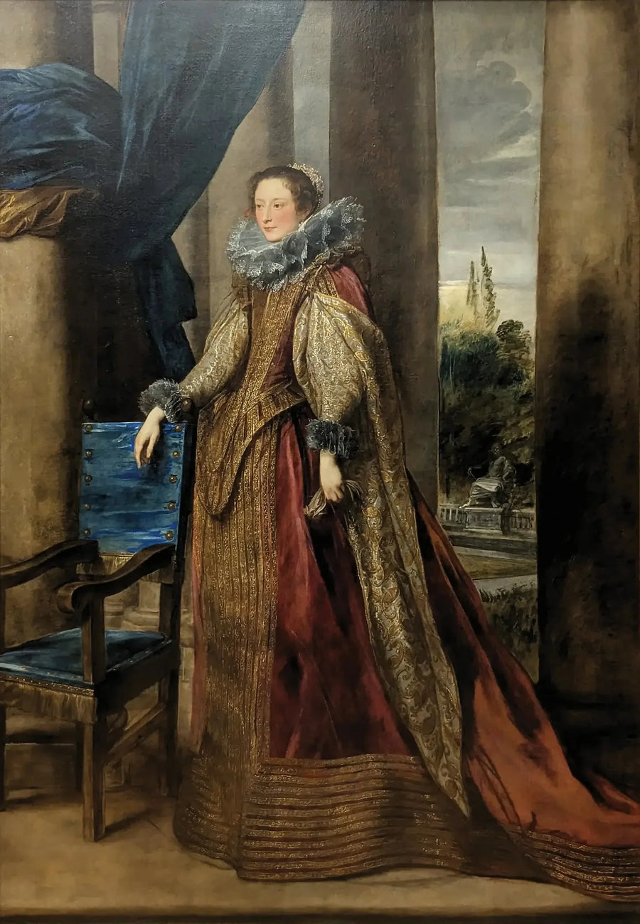 Portret szlachetnej genueńki - Antoine van Dyck