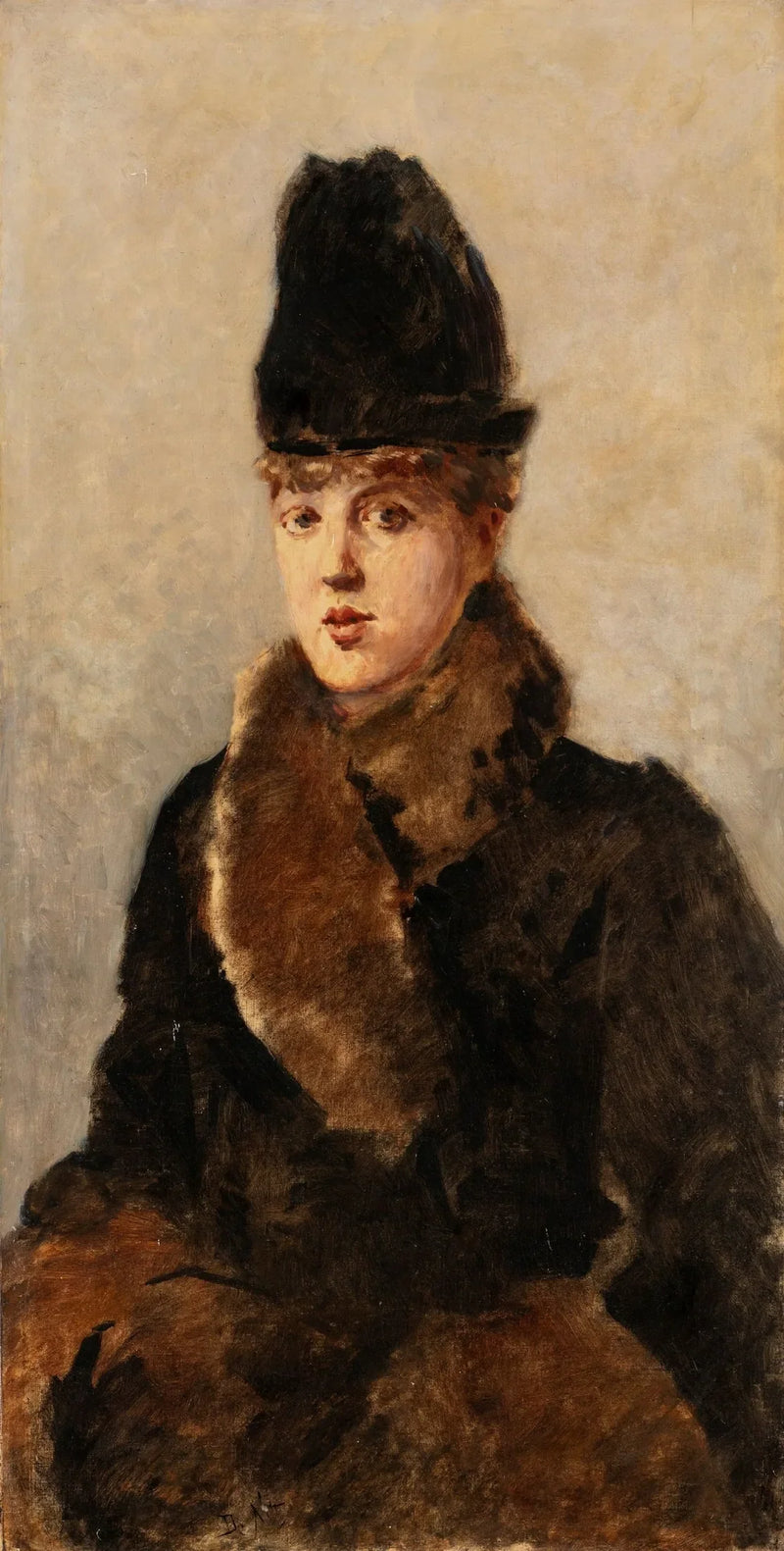 Portret paryżanki - Giuseppe De Nittis