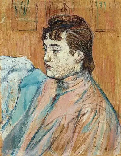 Portret prostytutki - Henri de Toulouse-Lautrec