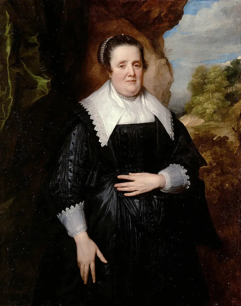 Portret starszej kobiety - Antoine van Dyck