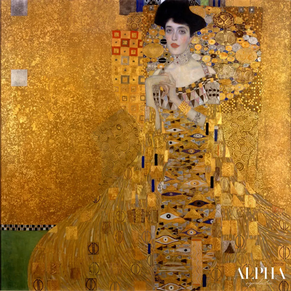 Portrait d'Adele Bloch-Bauer I - Gustav Klimt - Reproductions de tableaux et peintures haut de gamme