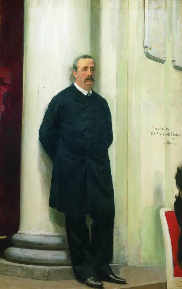 Portrait d’Alexandre Borodine - Ilya Repin - Alpha Reproduction