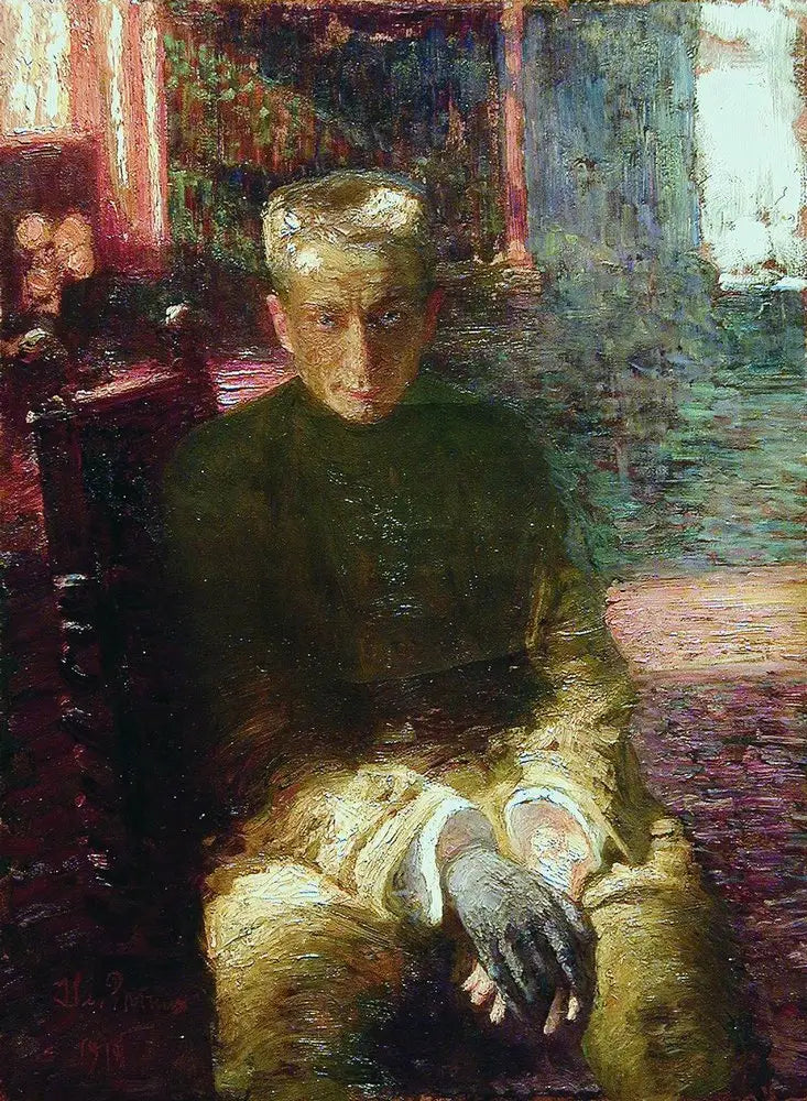 Portret Aleksandra Kerenskiego - Ilya Repin