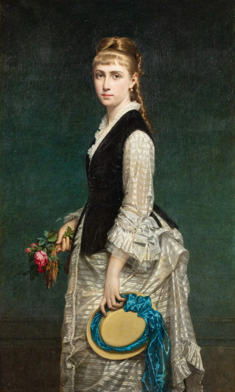 Portret Alice Heine, księżnej de Richelieu, księżnej Monako - Pierre Auguste Cot