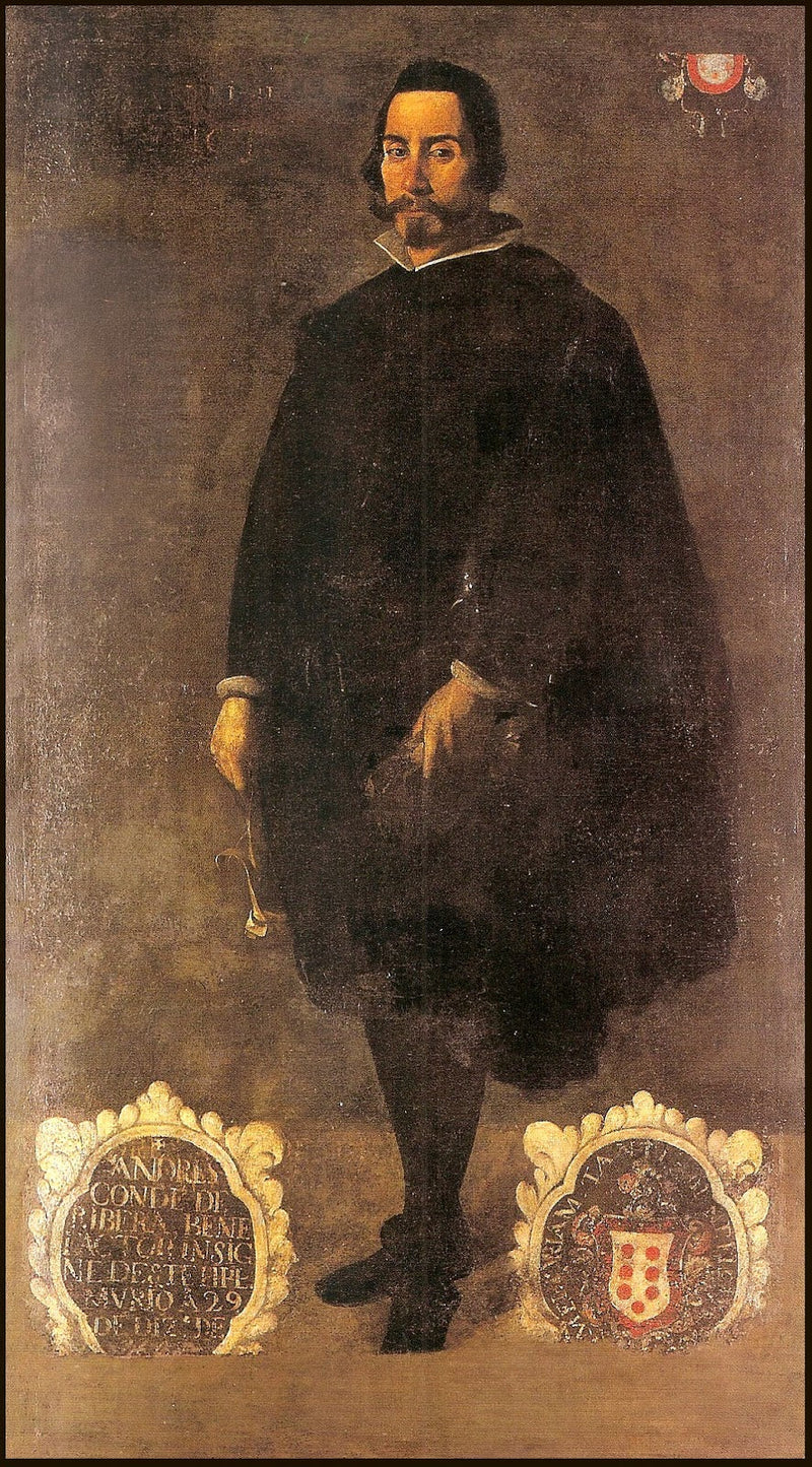 Portret Andrés Condé de Ribera - Francisco de Zurbarán