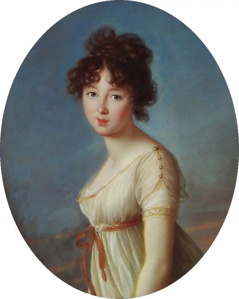 Portret Anieli Czartoryskiej z domu Radziwiłł. - Élisabeth Vigée Le Brun