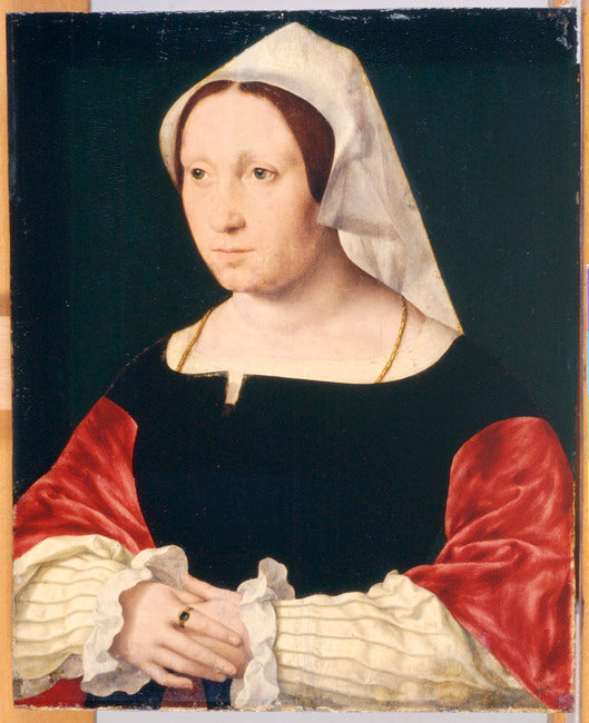 Portret Anny Laurensdr. van Spangen (....1548) - Joos van Cleve