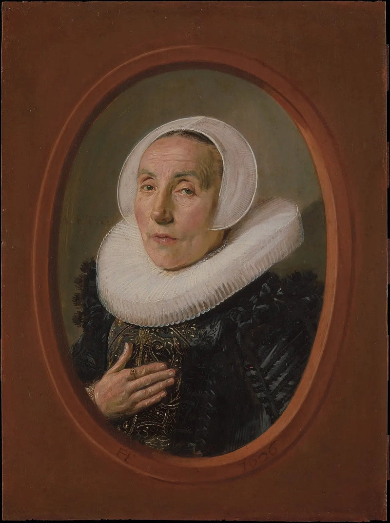 Portret Anny van der Aar (1576/77, około 1626) - Frans Hals