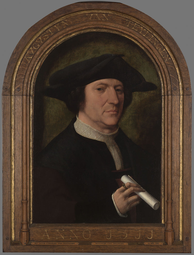 Portret Augustijna van Teylingen - Jacob Cornelisz van Oostsanen
