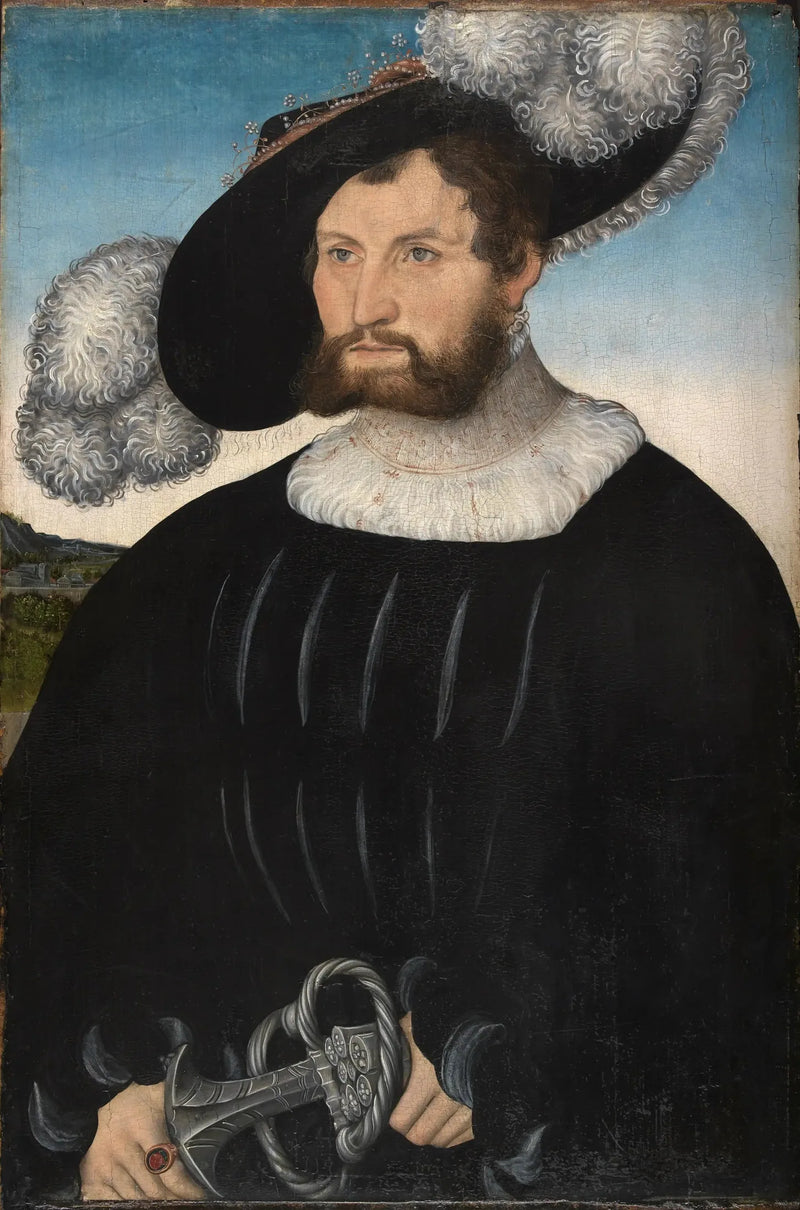 Portret A. de Rechenberg - Lucas Cranach Starszy