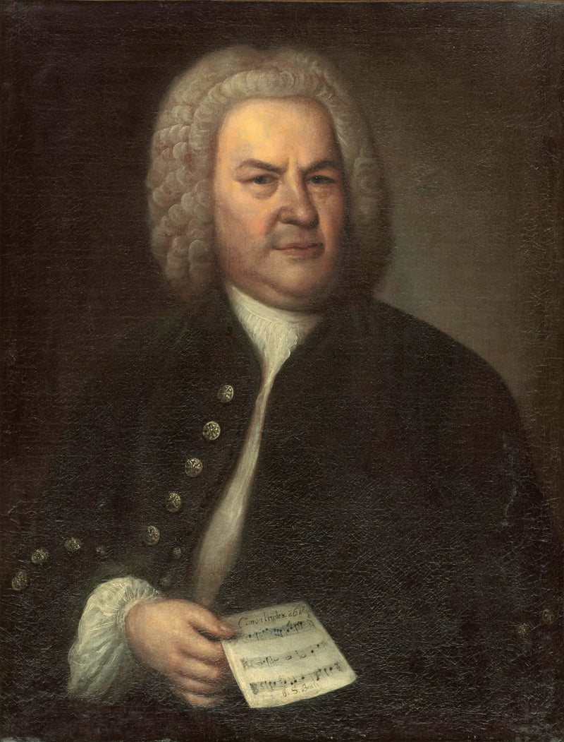 Portret Bacha - Elias Gottlob Haussmann
