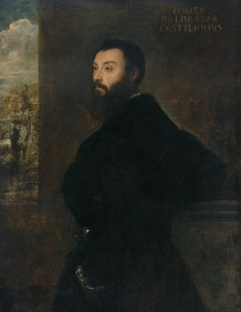 Portret Baldassare Castiglione - Titian