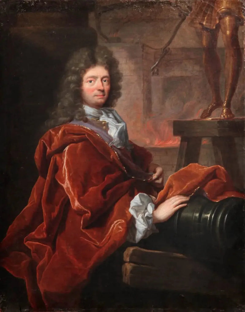 Portret Balthasara Kellera, odlewnika - Hyacinthe Rigaud