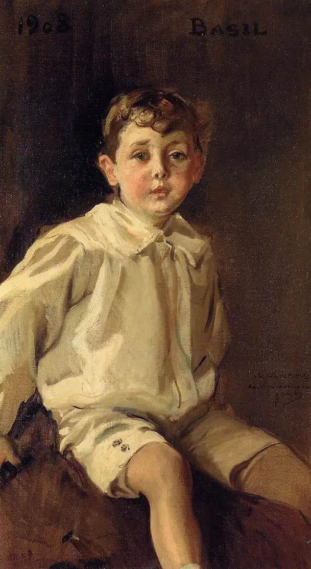 Portret Basila Mundy'ego - Joaquín Sorolla