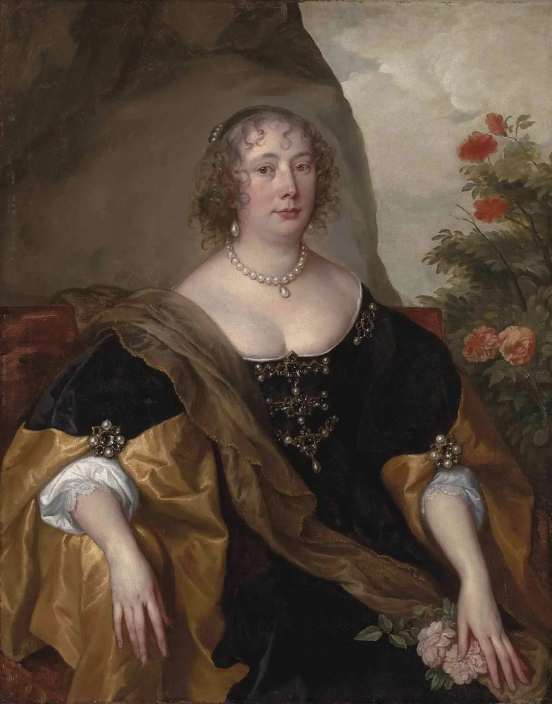 Portret Beatrice, hrabiny Oxford - Antoine van Dyck