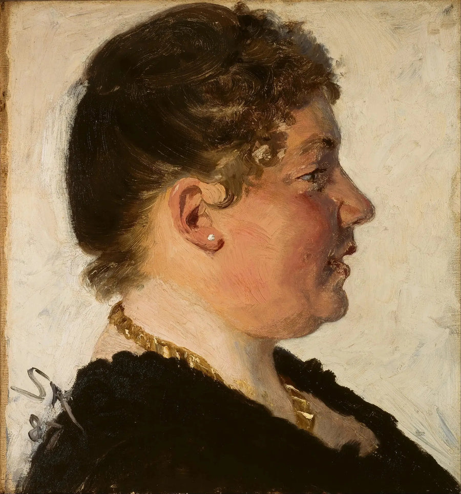 Portret Béatrice Diderichsen. - Peder Severin Krøyer
