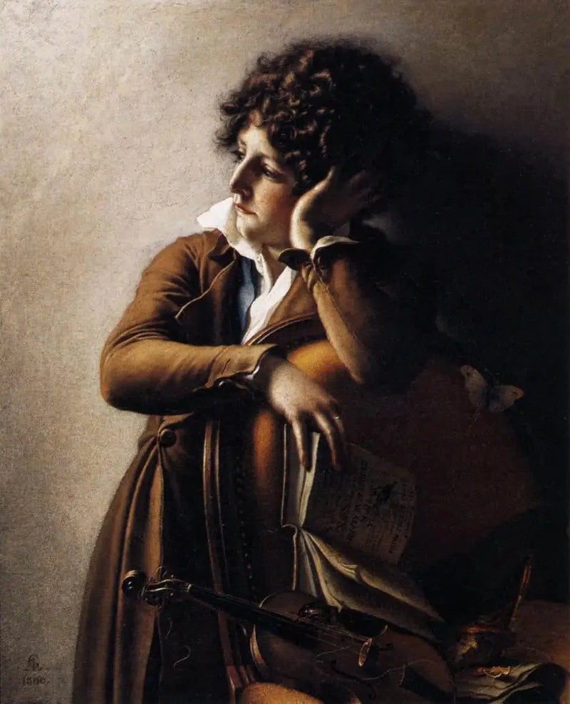 Portret Benoît Agnès Trioson (1790 – 1804), zwany „Ruhehaus” - Anne-Louis Girodet