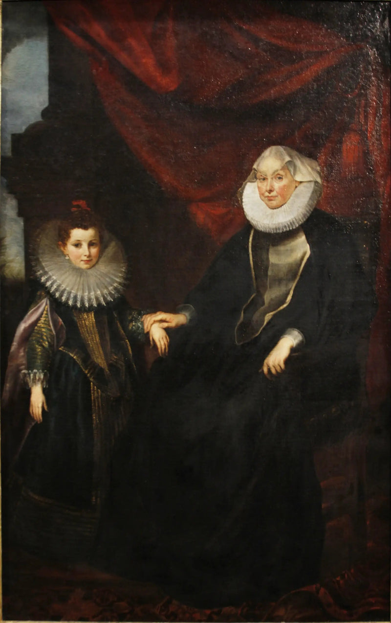 Portret Bianki Spinola Imperiale (1554-1622) i jej siostrzenicy Maddaleny Imperiale - Peter Paul Rubens