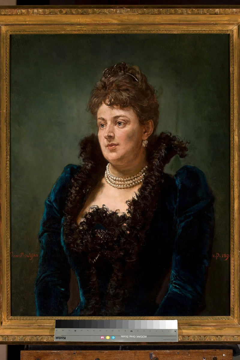 Portret Bona Ossowiecka - Jan Matejko