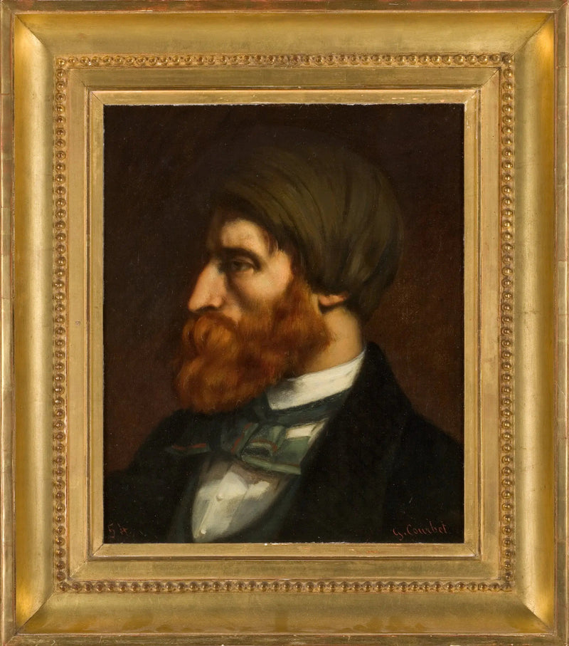 Portret Bruyasa w profilu, 1854 - Gustave Courbet