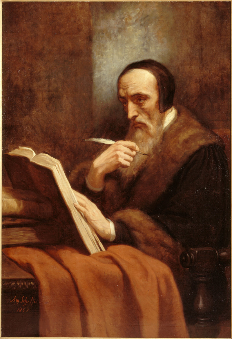 Portret Calvina - Ary Scheffer